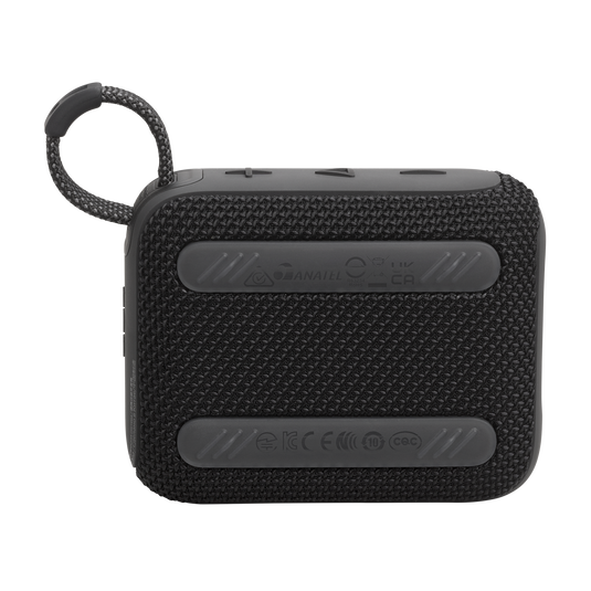 مكبر صوت Go 4 محمول فائق الصغر مقاوم للماء من JBL | أسود مكبر صوت Go 4 محمول فائق الصغر مقاوم للماء من JBL | أسود
